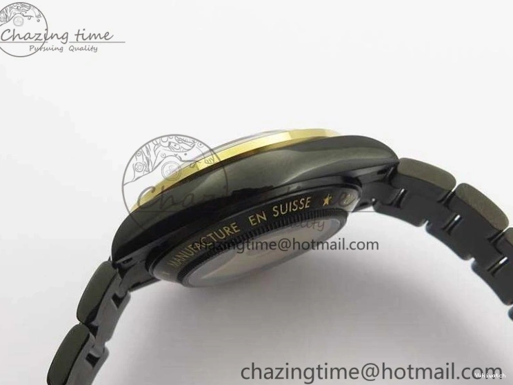 Bracelet Kravitz Daytona Black YG Best Maker On DLC DLC BP Dial Strap) A4130 Edition (Free Leather 0121